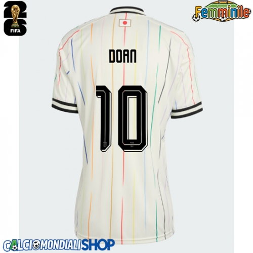 Maglie da calcio Giappone Ritsu Doan #10 Seconda Maglia Femminile Mondiali 2026  Manica Corta